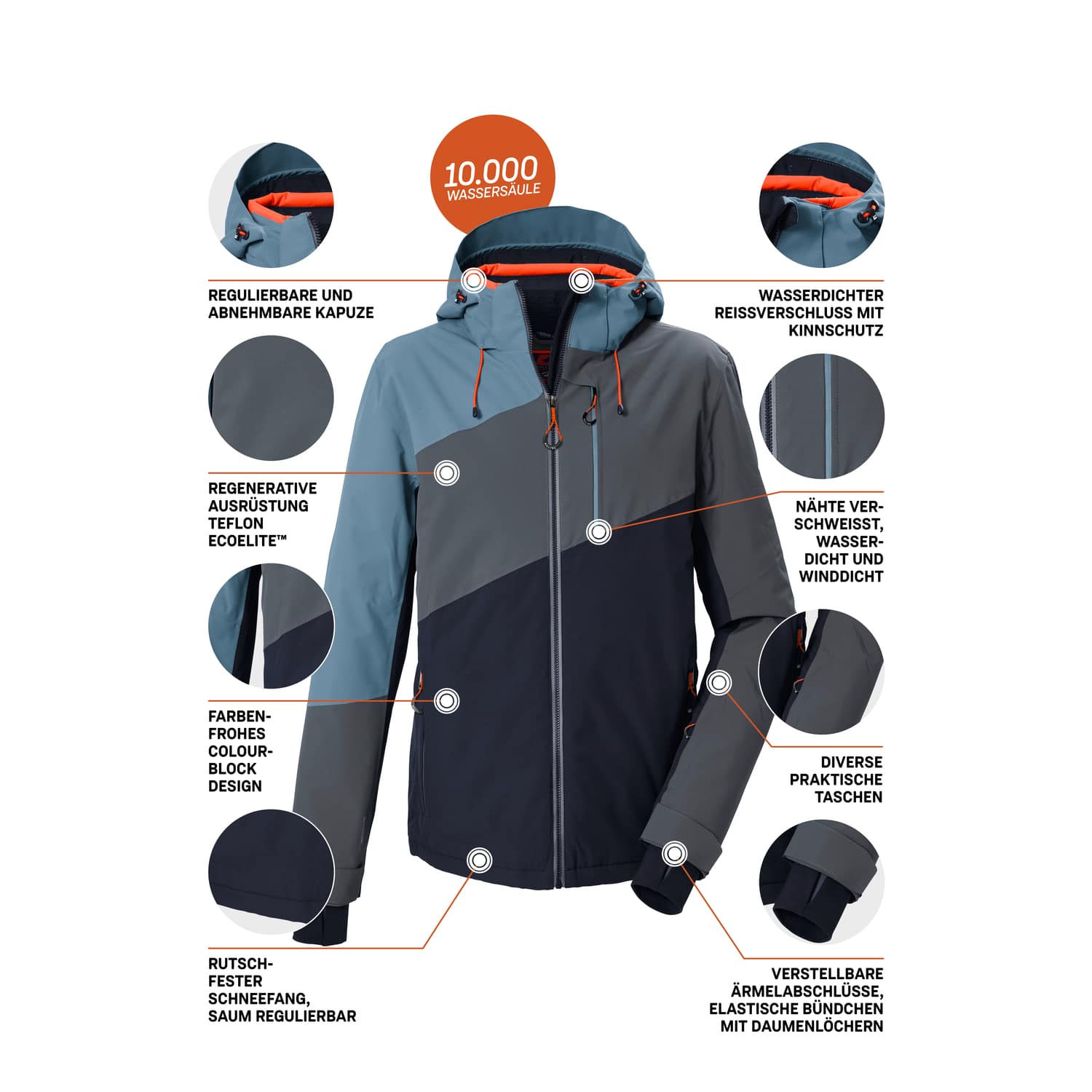 Herren killtec Blau