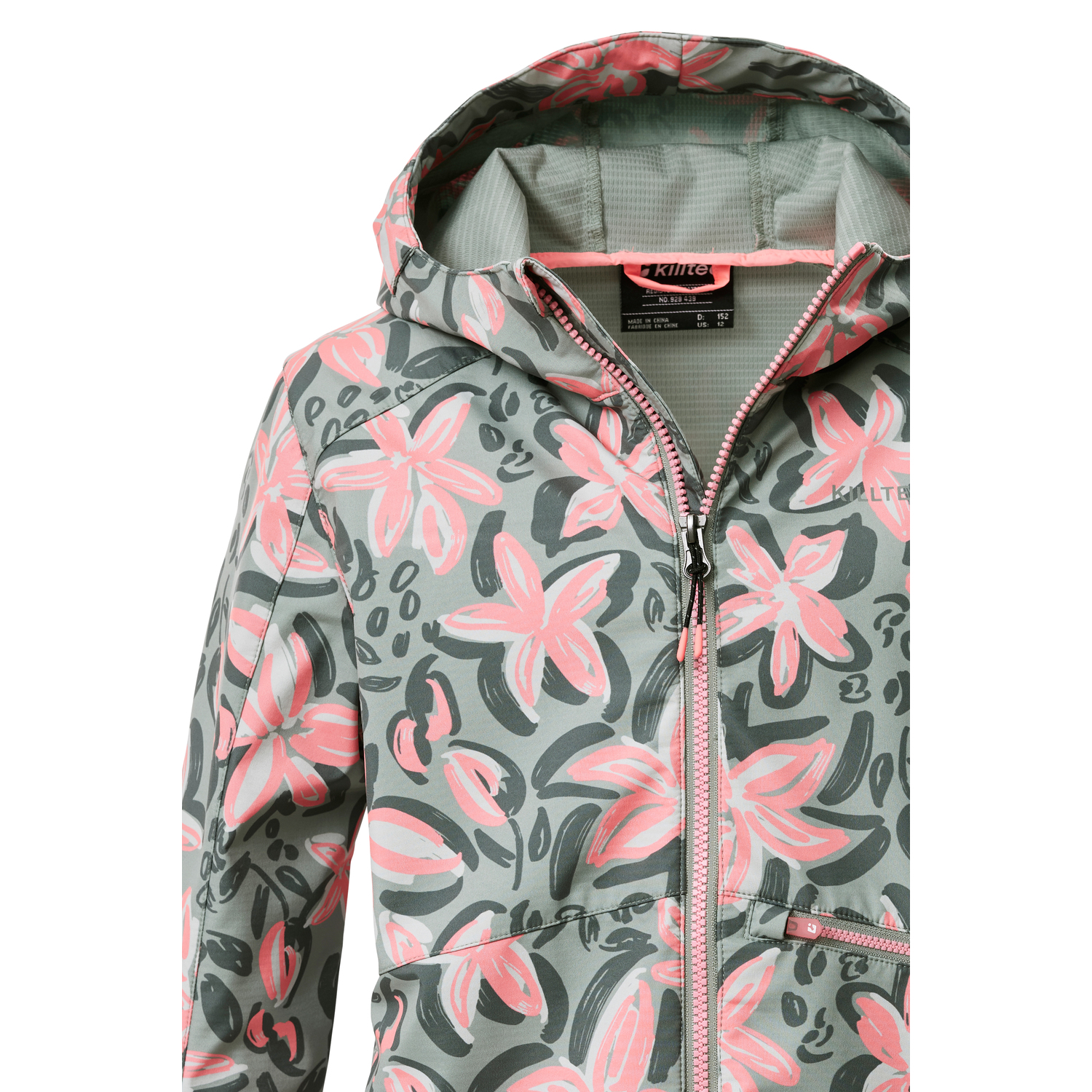 Kinder killtec Grün KOS 154 GRLS SFTSHLL JCKT Funktionsjacke