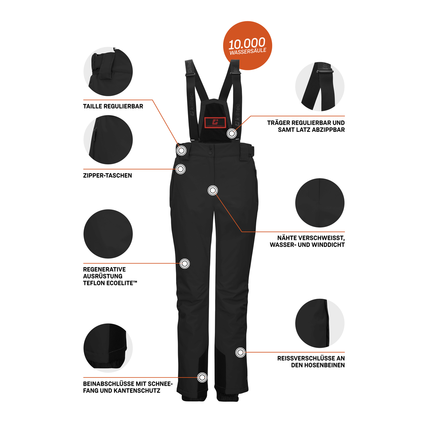 Damen killtec Schwarz