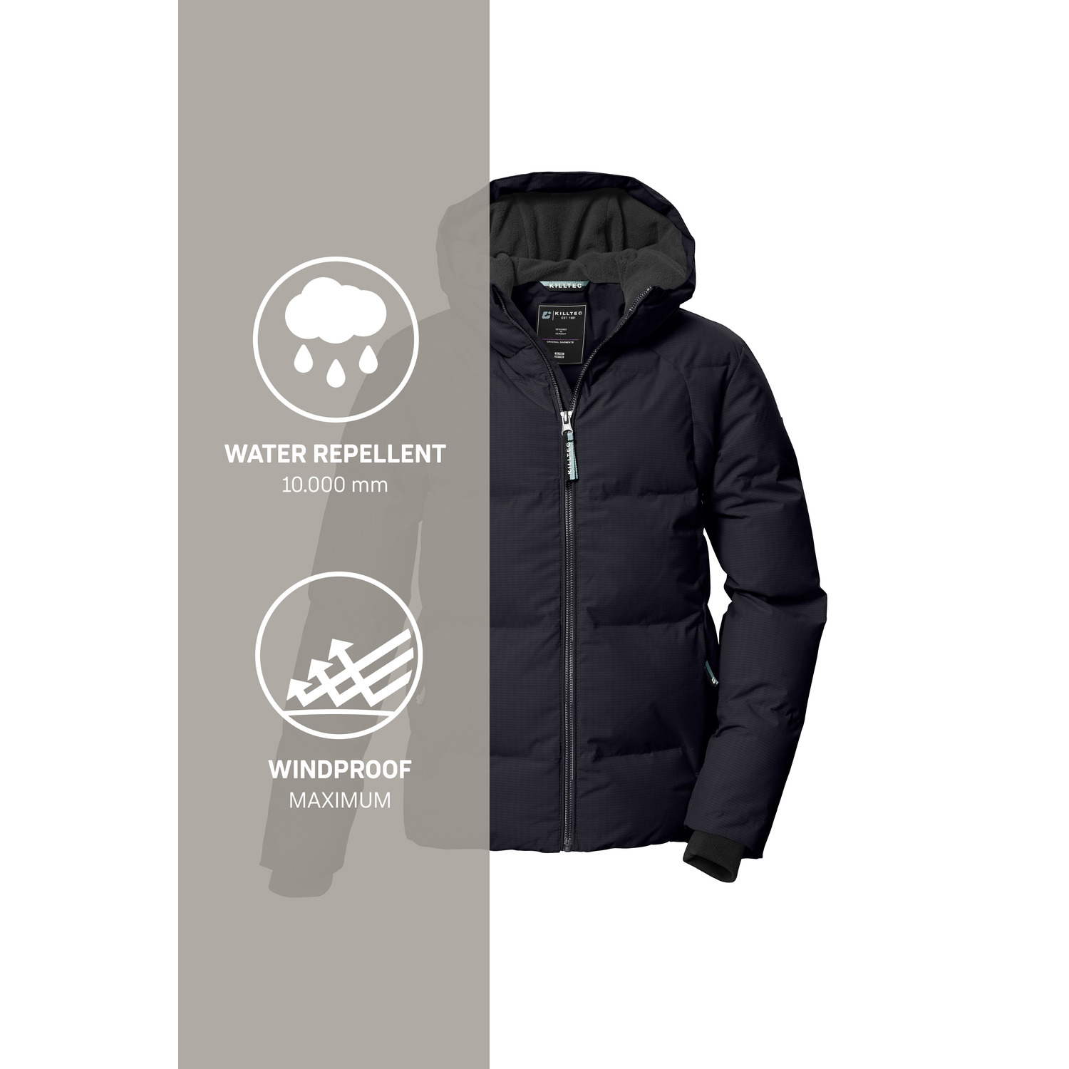 Kinder Mädchen killtec Schwarz KOW 357 GRLS QLTD JCKT 00269 176 Funktionsjacke