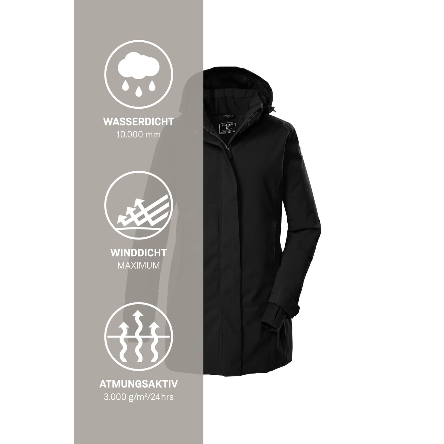 Damen killtec Schwarz
