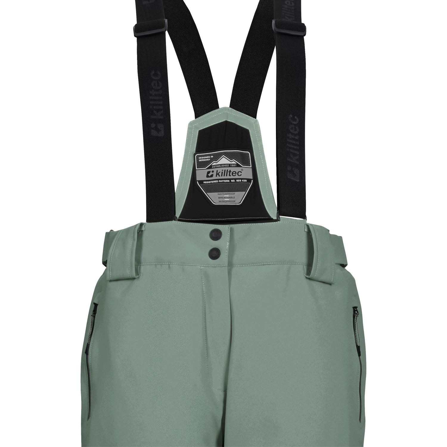 Damen killtec Grün KSW 249 WMN SKI PNTS_ERIELLE 00738 50 Latzhose