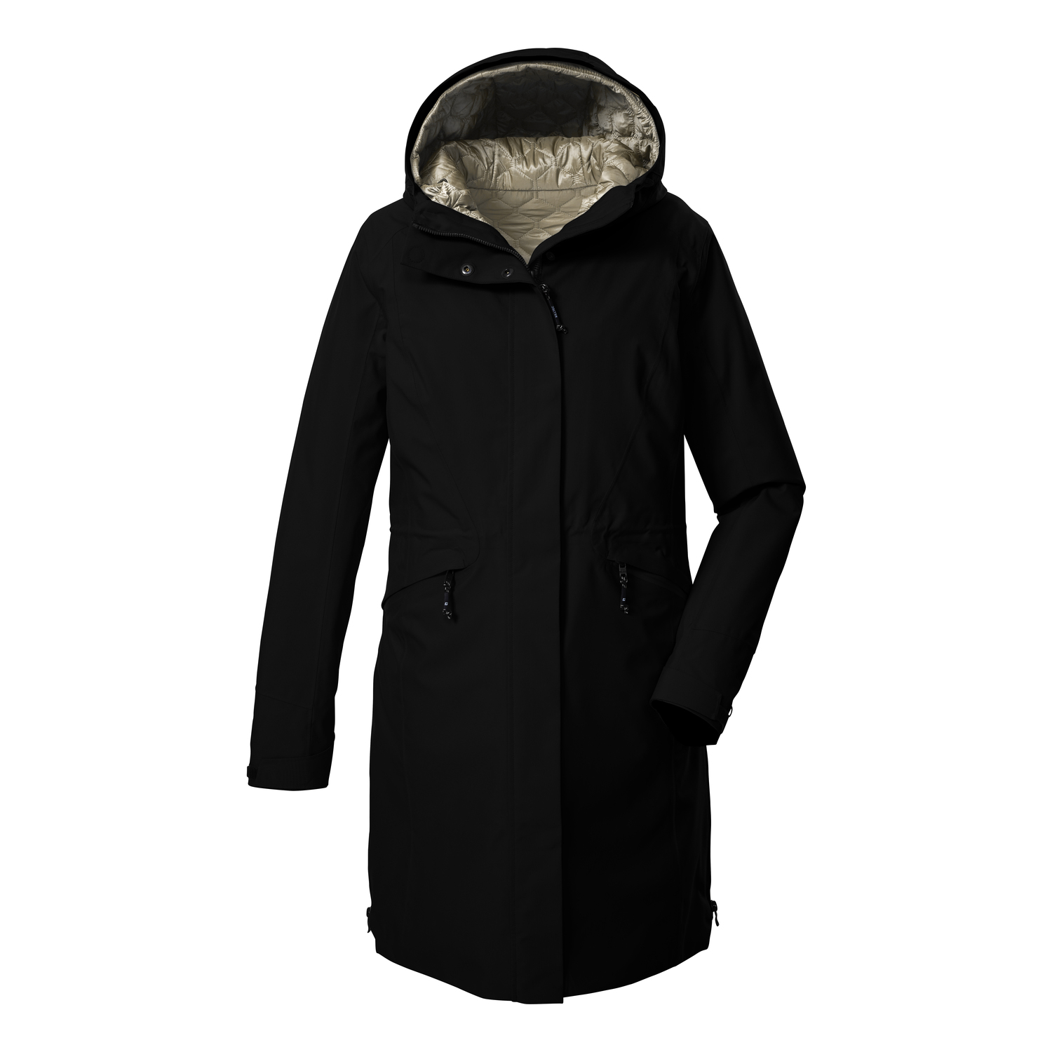 Damen killtec killtec Schwarz KOW 22 WMN JCKT 00200 46 Mantel