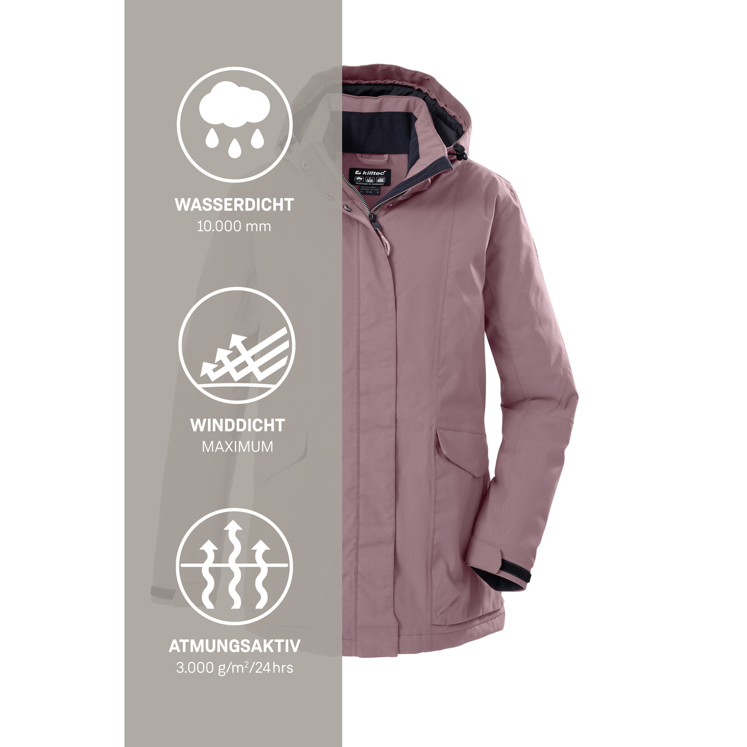 Damen killtec Violett