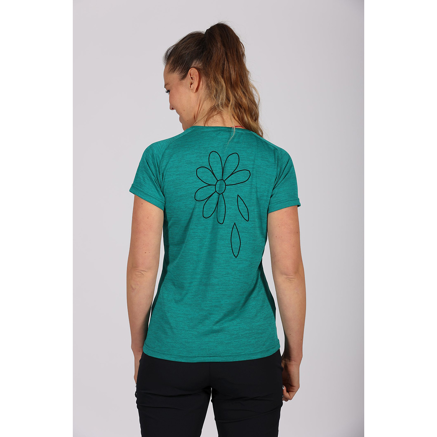 Damen Maul Sport Petrol Ridnaun fresh - 1/2 T-Shirt+Pr 61 42 Shirt