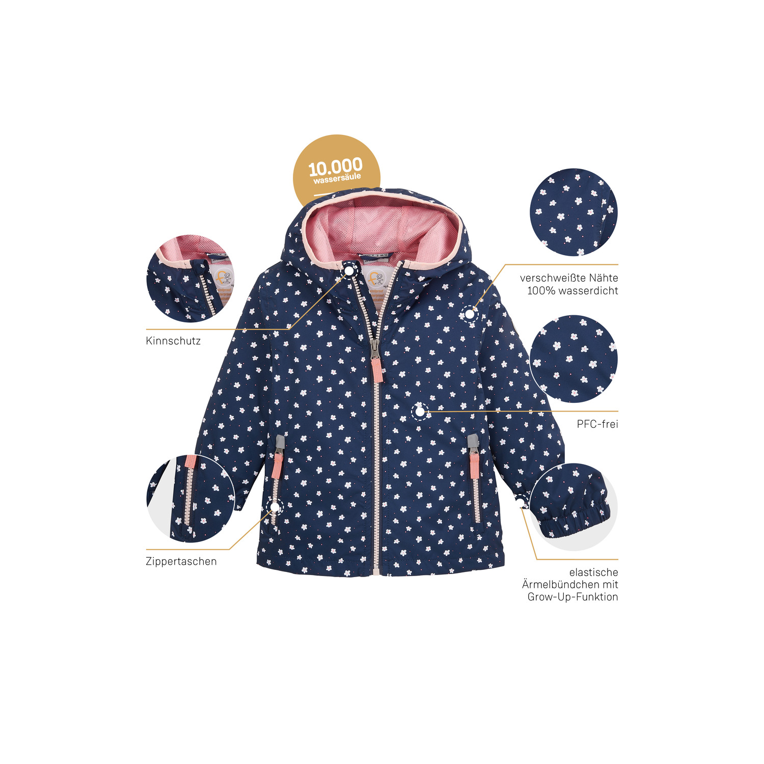 Minis first instinct by killtec Blau FIOS 71 MNS JCKT 00811 122/8 Funktionsjacke