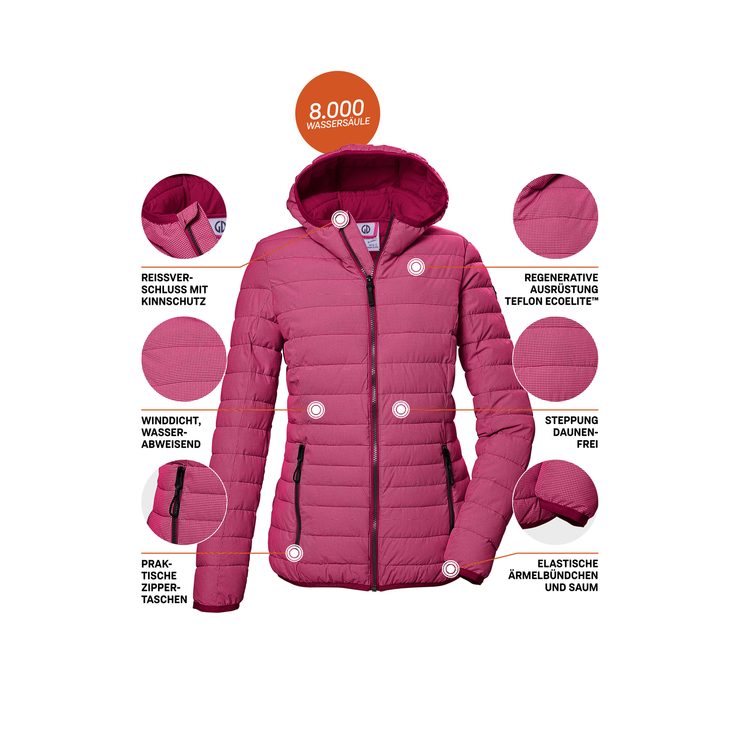 Damen G.I.G.A. DX by killtec Rose GS 65 WMN QLTD JCKT Funktionsjacke