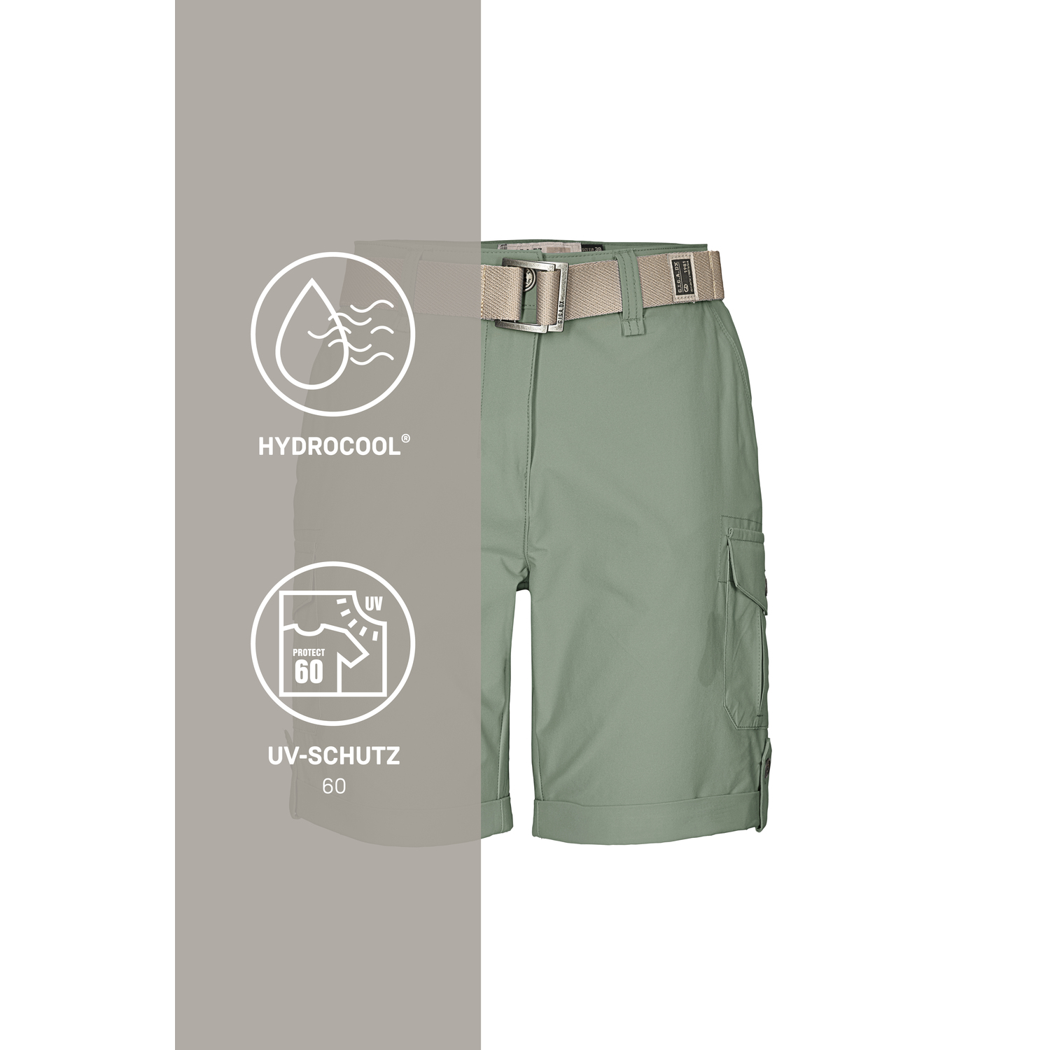 Damen G.I.G.A. DX by killtec Grün GS 6 WMN SHRTS 00728 46 Short