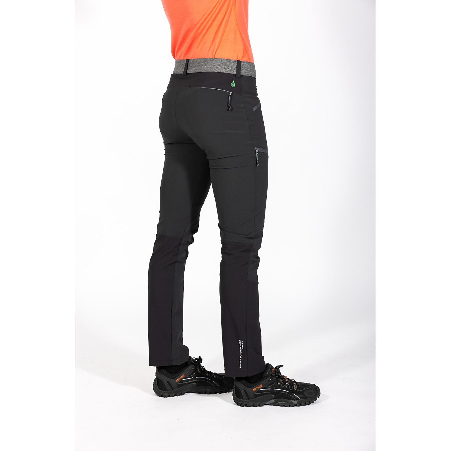 Damen Maul Sport Schwarz Arco Ultralight-lange Hose ela 4141 18 Hose