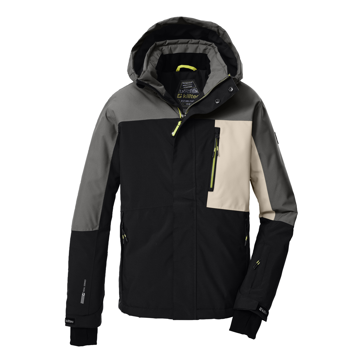 Kinder killtec Schwarz KSW 200 BYS SKI JCKT 00200 176 Funktionsjacke