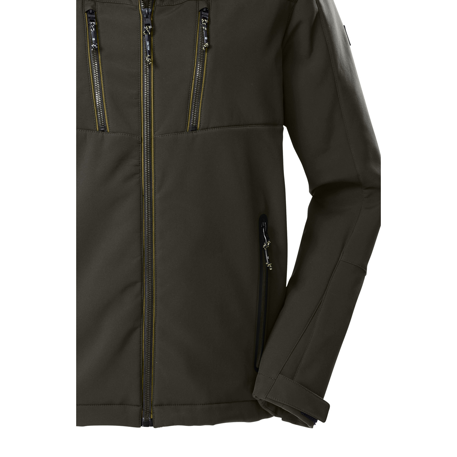Herren killtec Dunkeloliv KOW 79 MN SFTSHLL JCKT 00756 4XL Funktionsjacke