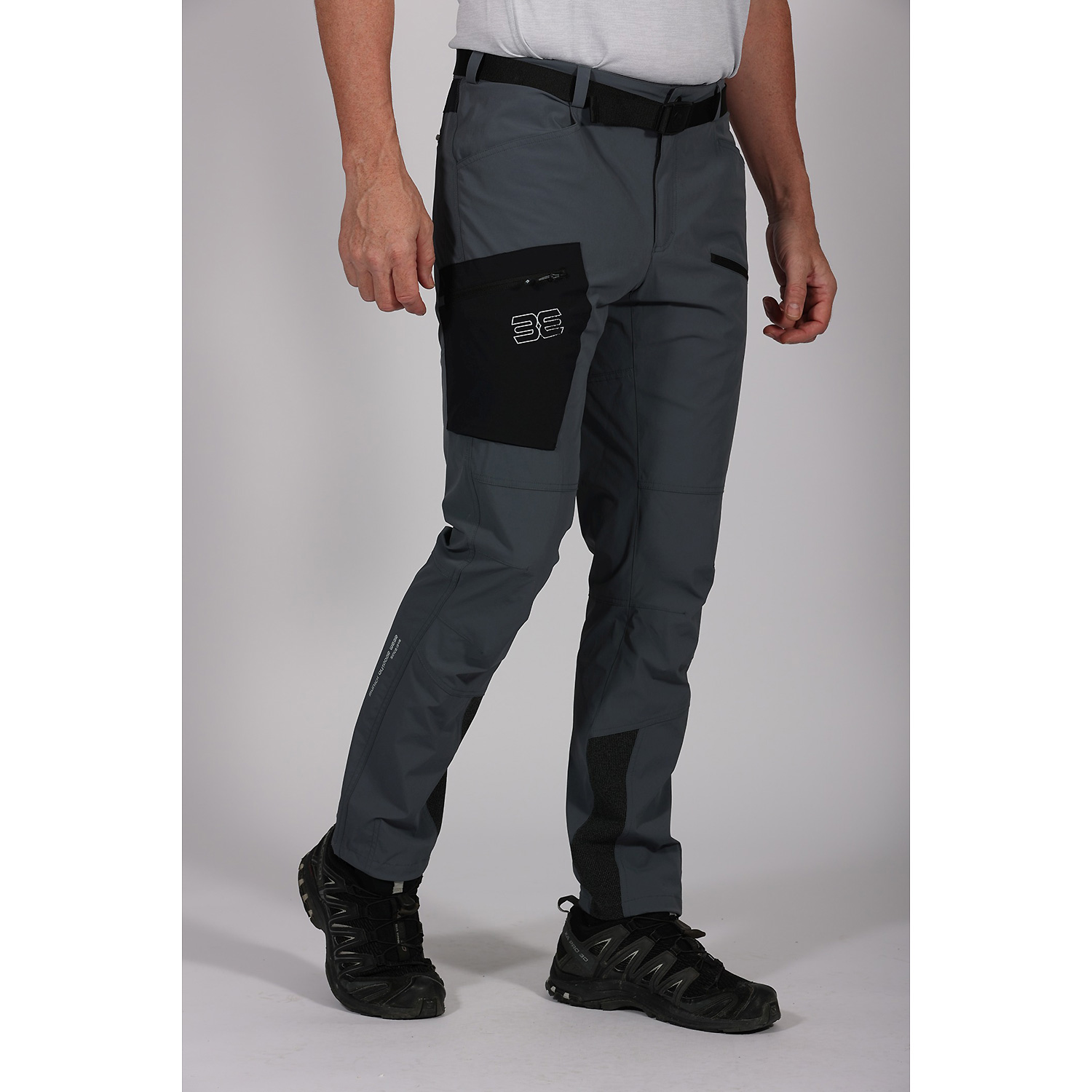 Herren Maul Sport Dunkelgrau Etzel ultra - lange Hose elast 0501 52 Hose