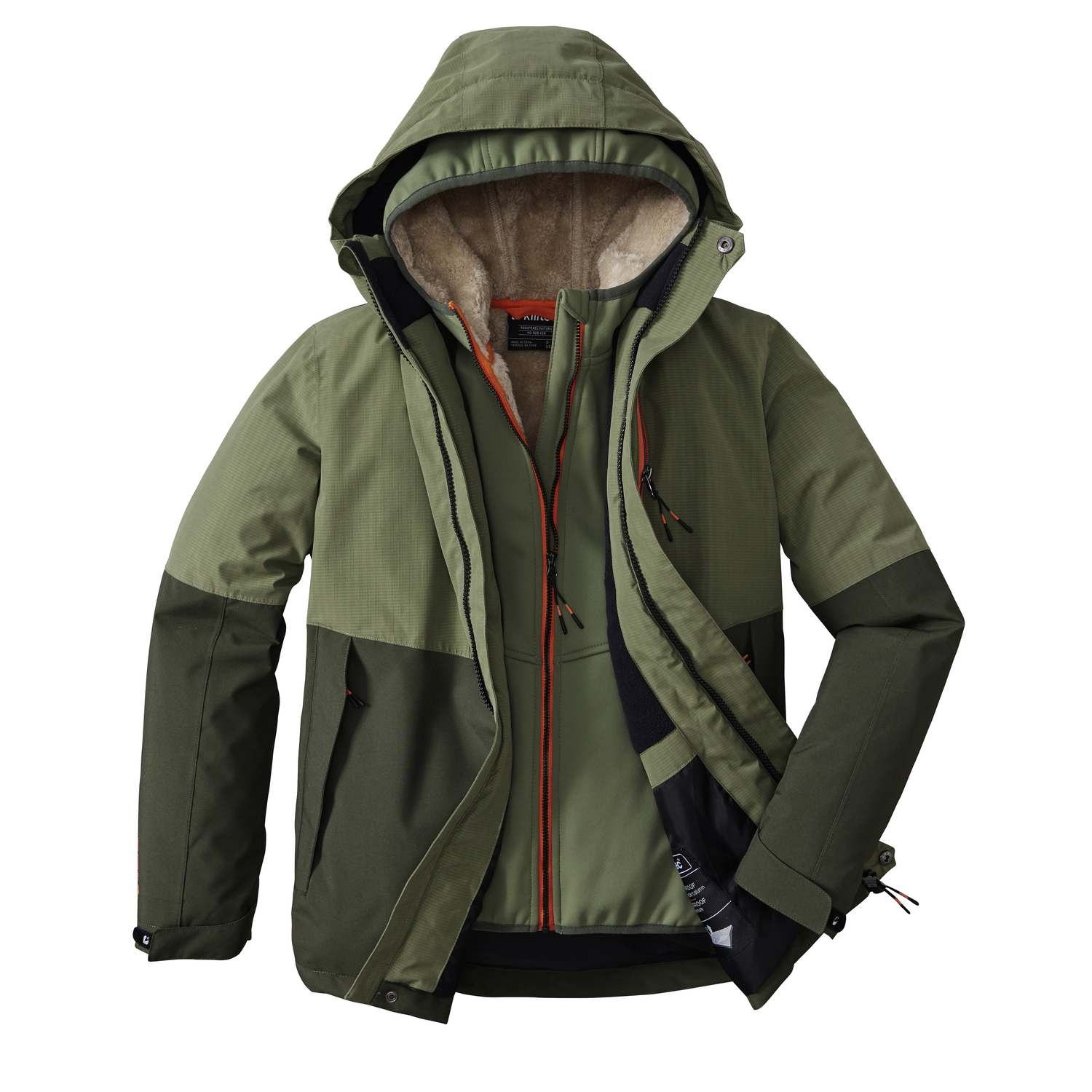 Kinder killtec Oliv KOW 240 BYS FLC JCKT 00733 176 Unterjacke