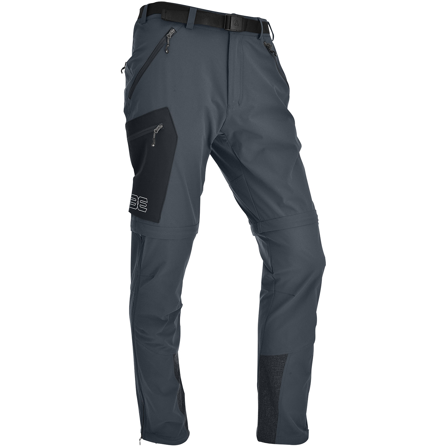 Herren Maul Sport Dunkelgrau Eiger Alpin - T-Zipp-off Hose 1001 26 Hose