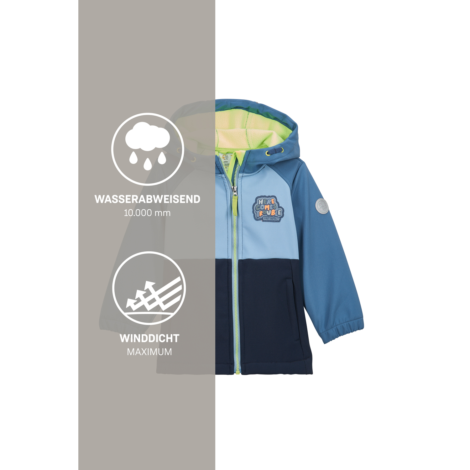 Minis first instinct by killtec Blau FIOS 4 MNS SFTSHLL JCKT Funktionsjacke