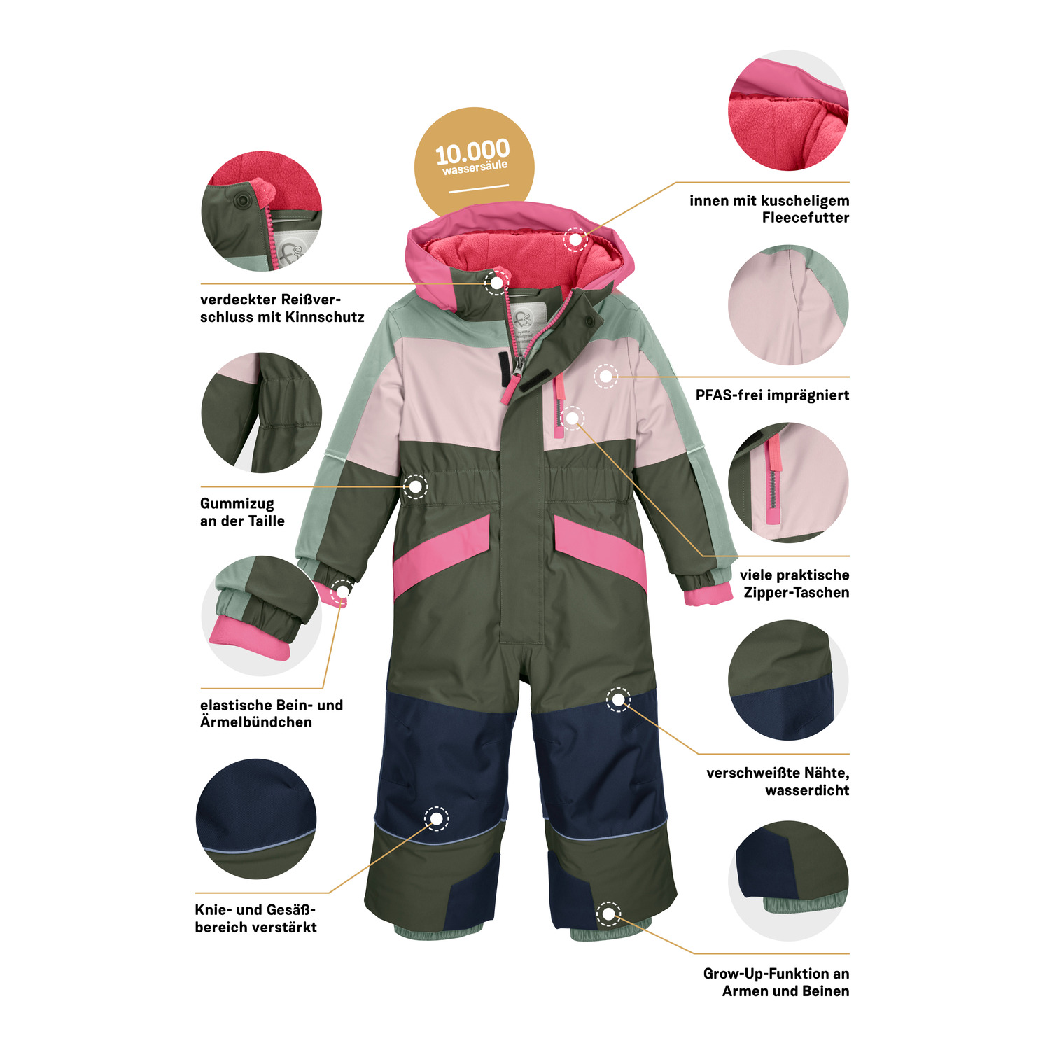 Minis first instinct by killtec Moos FISW 47 MNS ONPC 00712 122/8 Overall