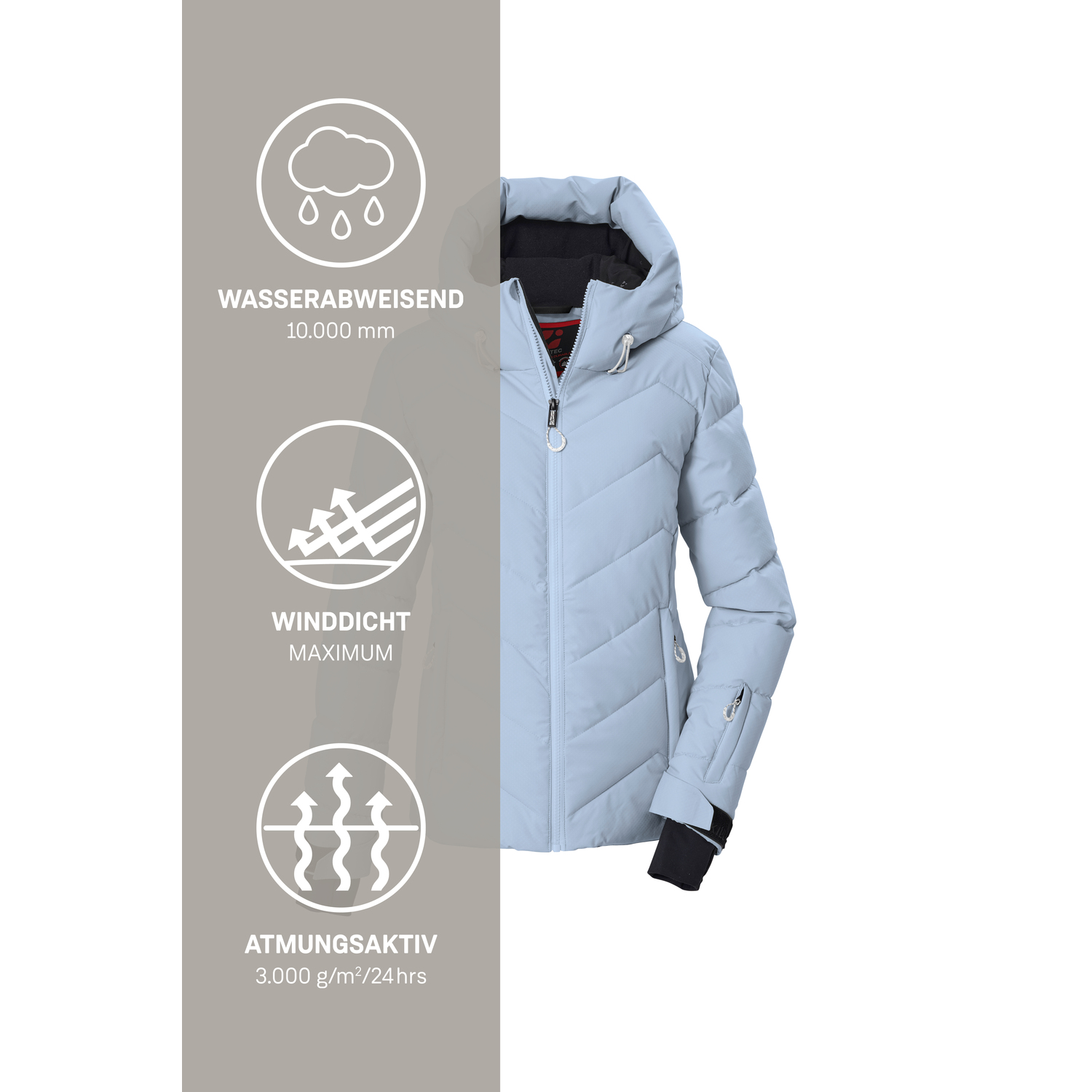 Damen killtec Hellblau