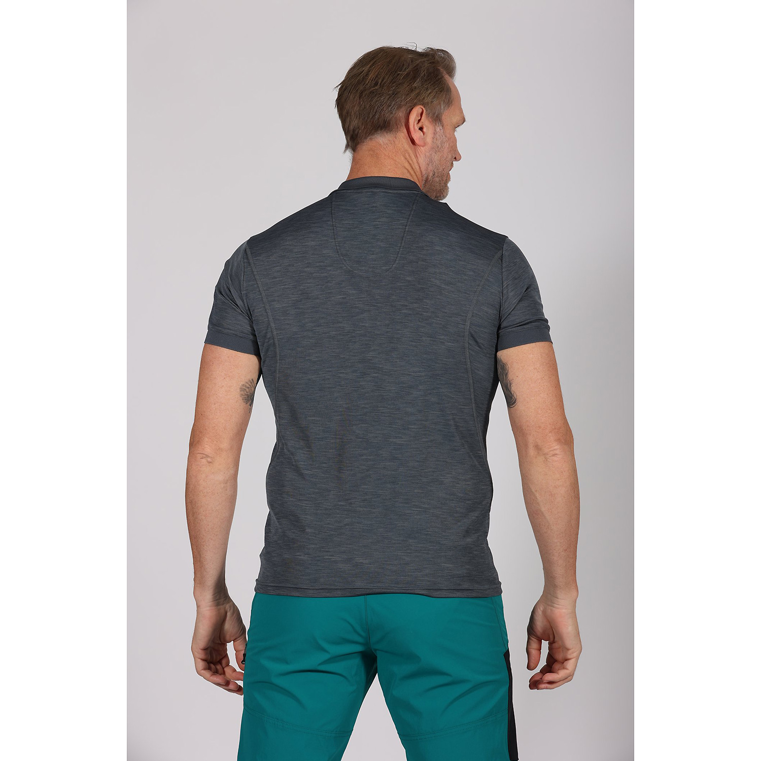 Herren Maul Sport Grau Ini II - 3/4 Shirt 10 36 Shirt