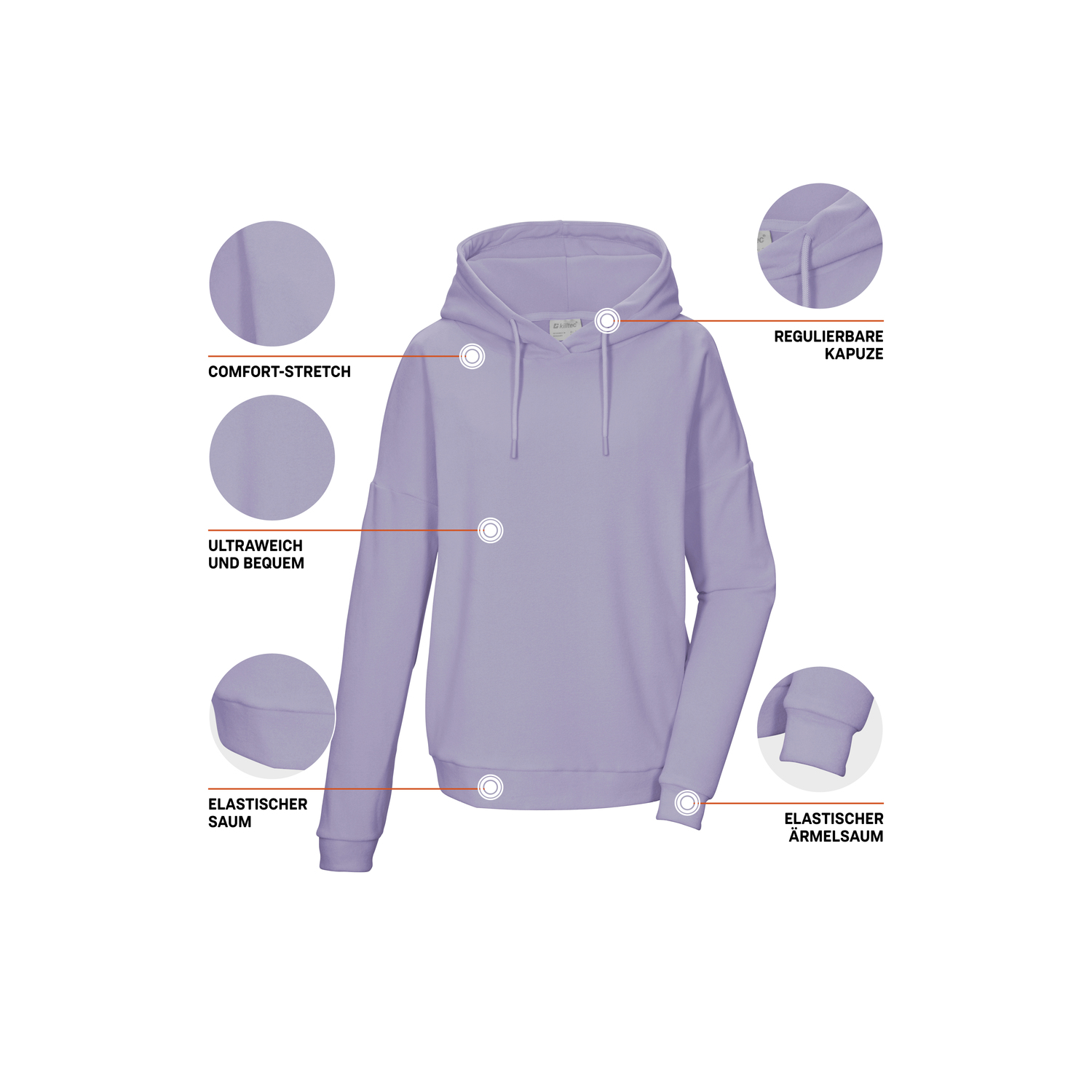 Damen killtec Violett
