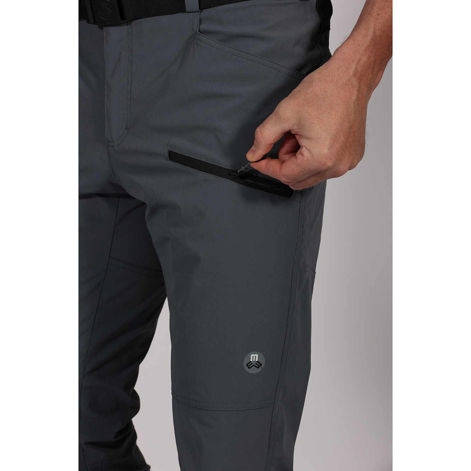 Herren Maul Sport Dunkelgrau Etzel ultra - lange Hose elast 0501 52 Hose