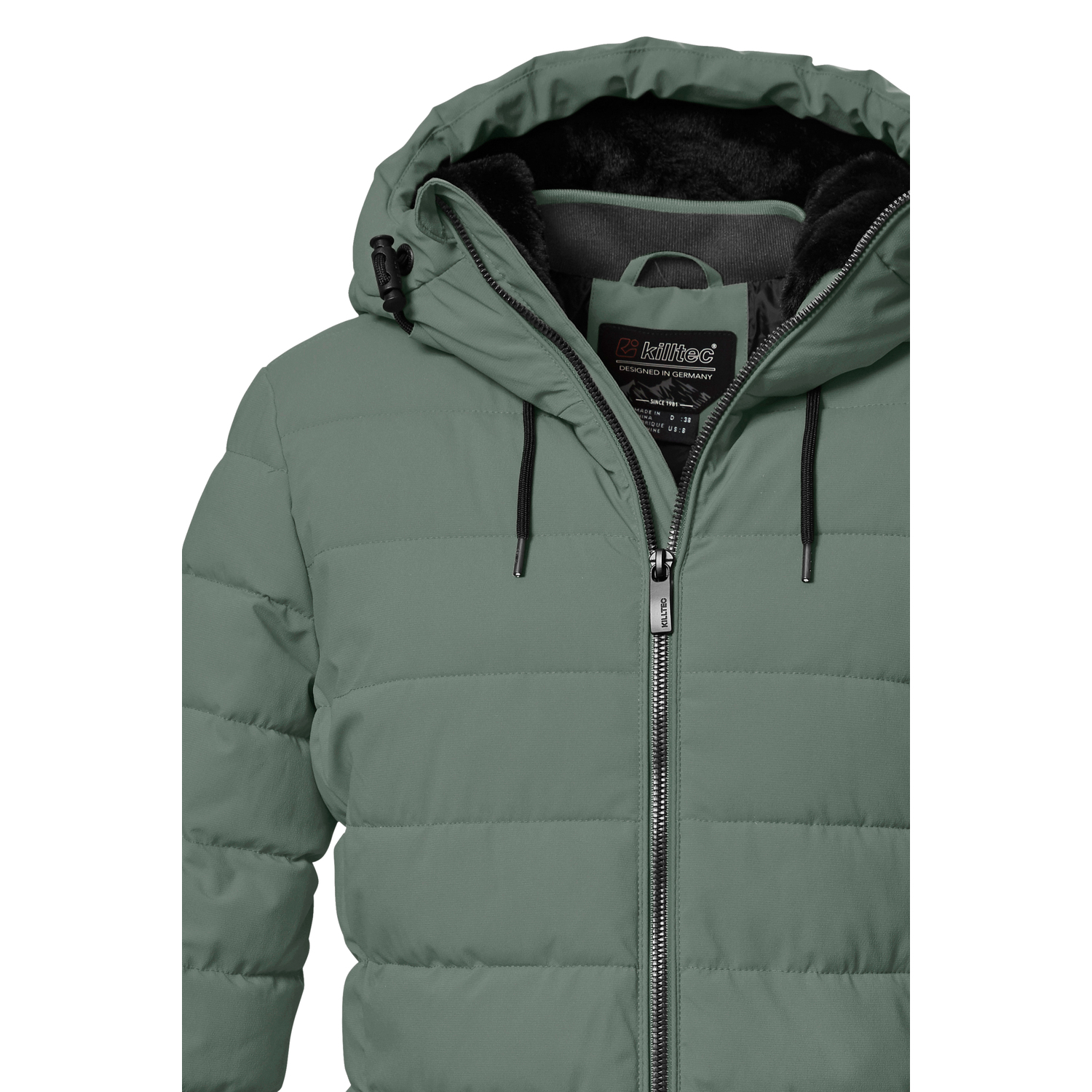 Damen killtec Grün KOW 55 WMN QLTD PRK 00738 50 Mantel