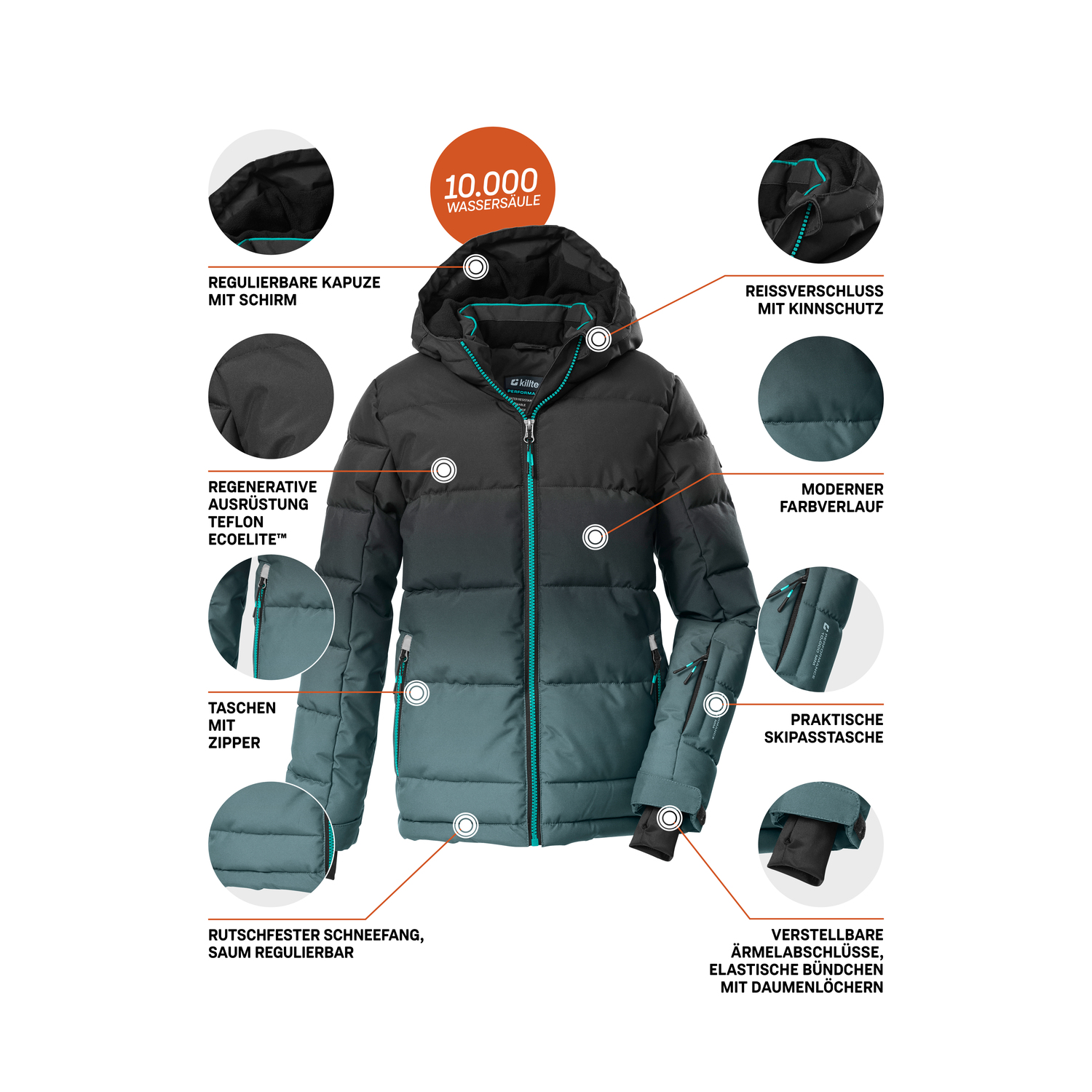 Jungen Kinder killtec Blau