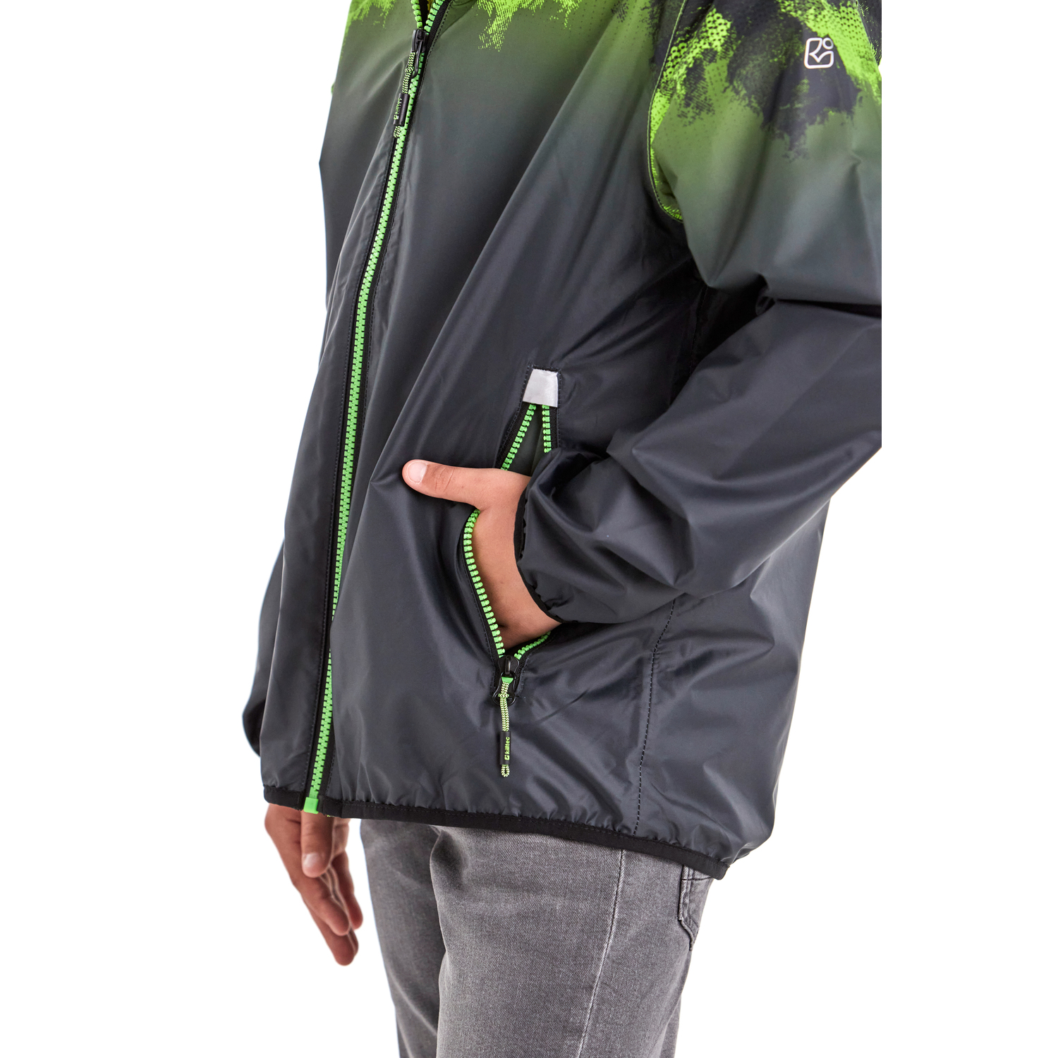 Jungen Kinder killtec Grün Lyse BYS JCKT B 00725 176 Regenjacke