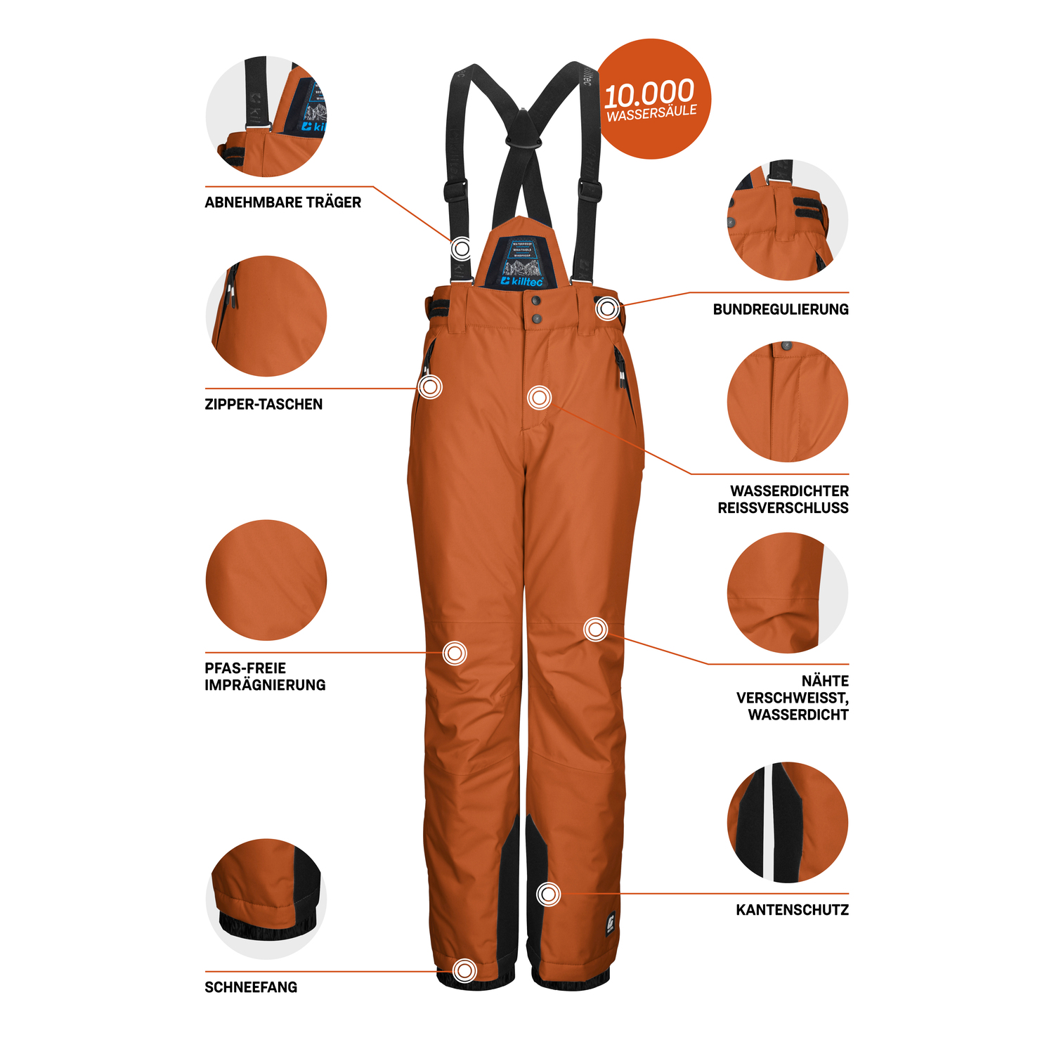 Kinder killtec Braun