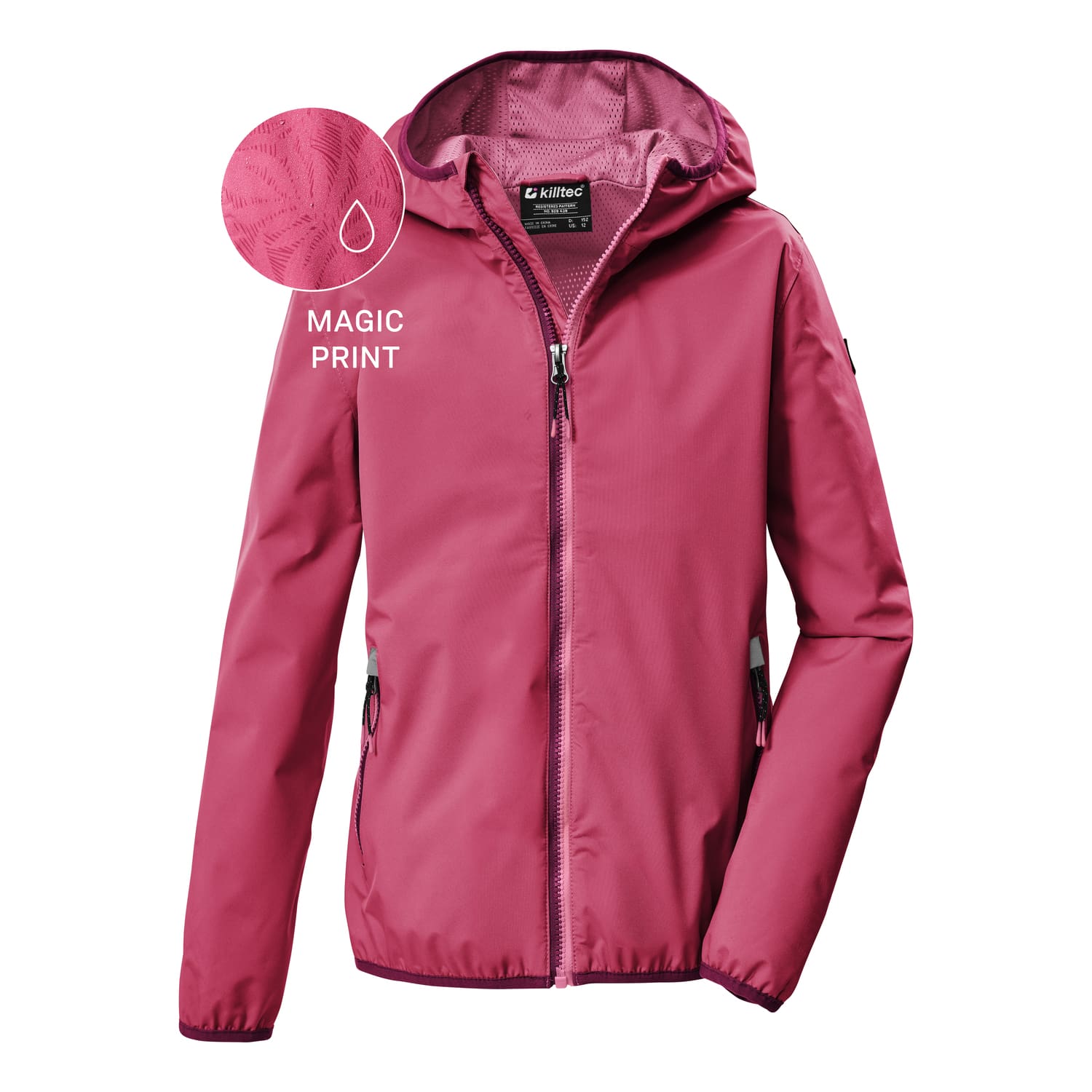 Kinder killtec Pink KOS 156 GRLS JCKT Funktionsjacke