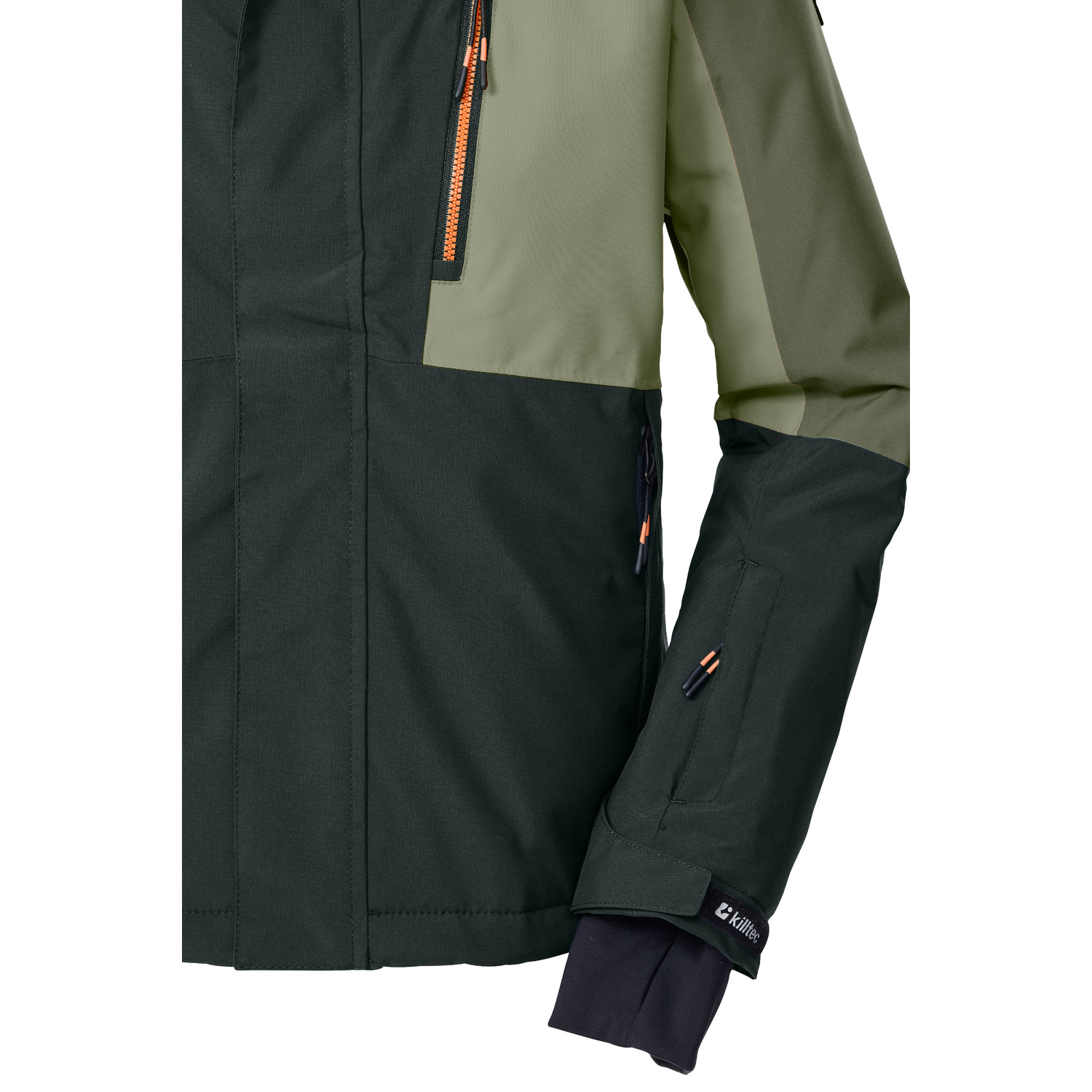 Kinder killtec Dunkeloliv KSW 200 BYS SKI JCKT 00756 176 Funktionsjacke