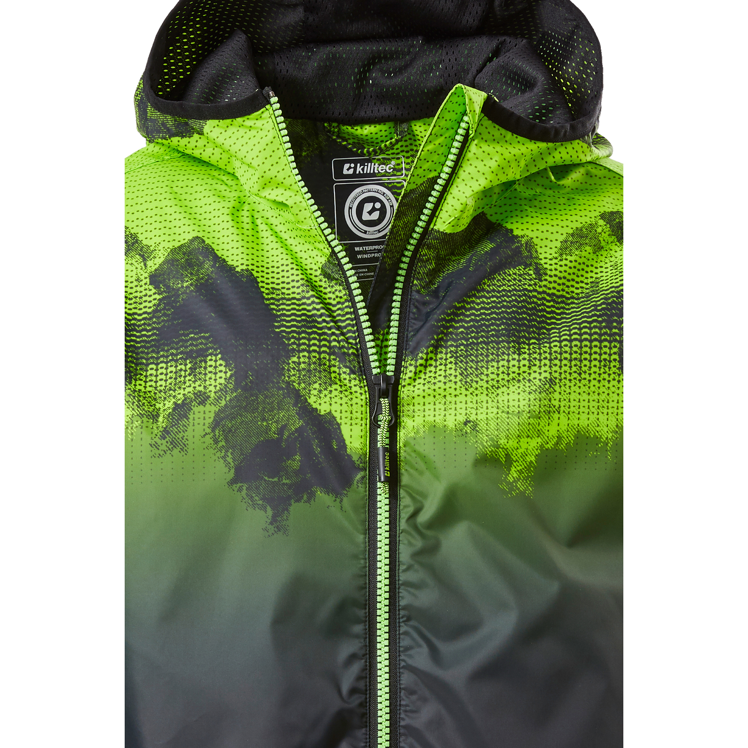 Jungen Kinder killtec Grün Lyse BYS JCKT B 00725 176 Regenjacke
