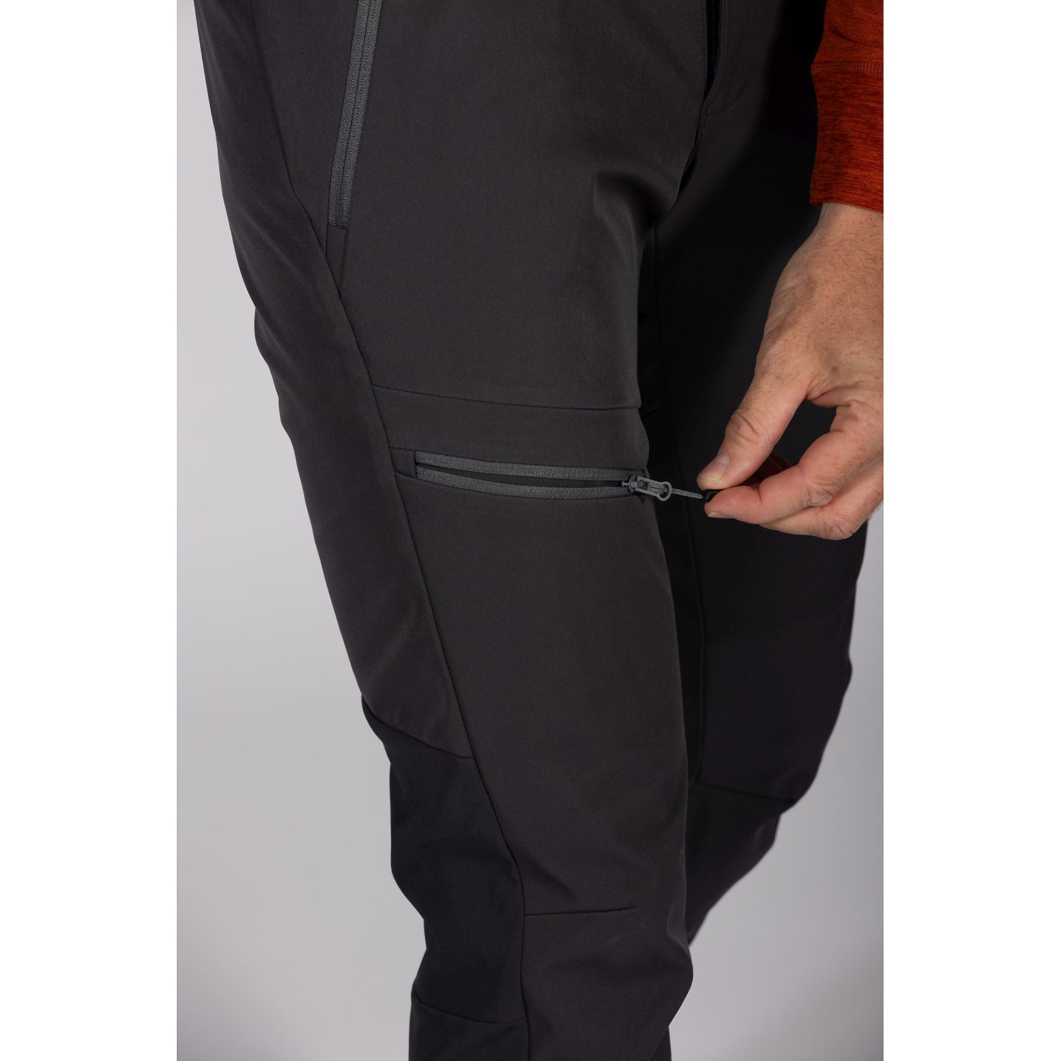 Herren Maul Sport Dunkelgrau Balmhorn XT 10.0 - Hybrid Soft 0908 48 Hose