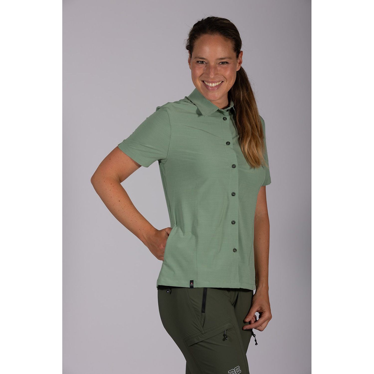 Damen Maul Sport Türkis Vilsalpsee II - 1/2 Bluse elas 16 48 Bluse
