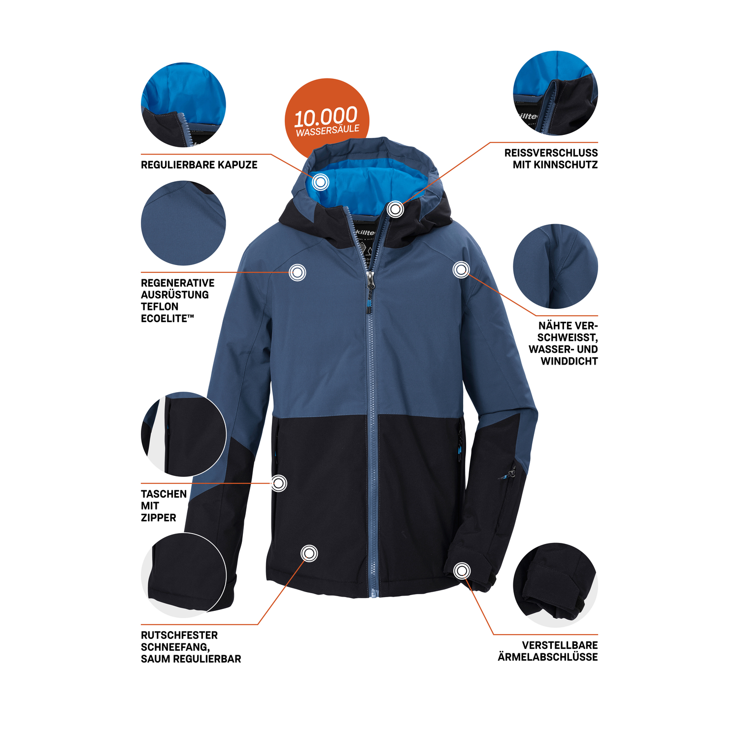 Kinder killtec Blau