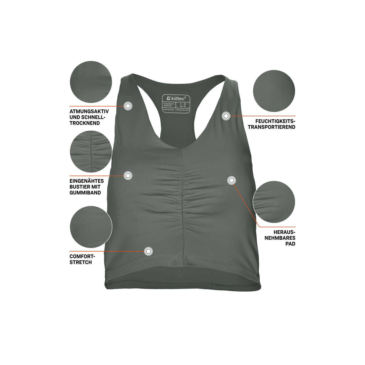 Damen killtec Grau