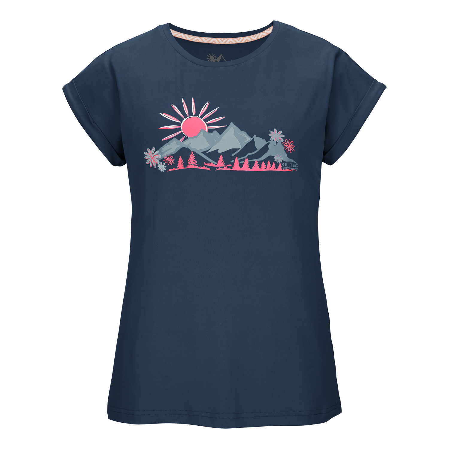 Damen killtec Blau KOS 9 WMN TSHRT 00820 46 Shirt