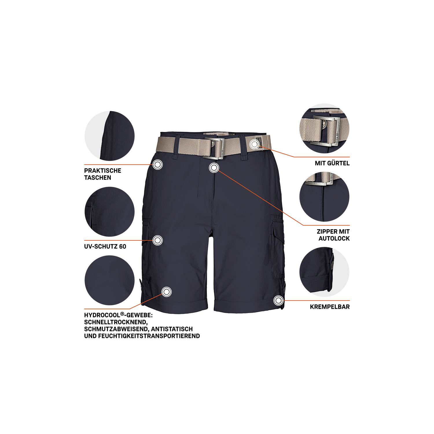 Damen G.I.G.A. DX by killtec Blau GS 6 WMN SHRTS Short