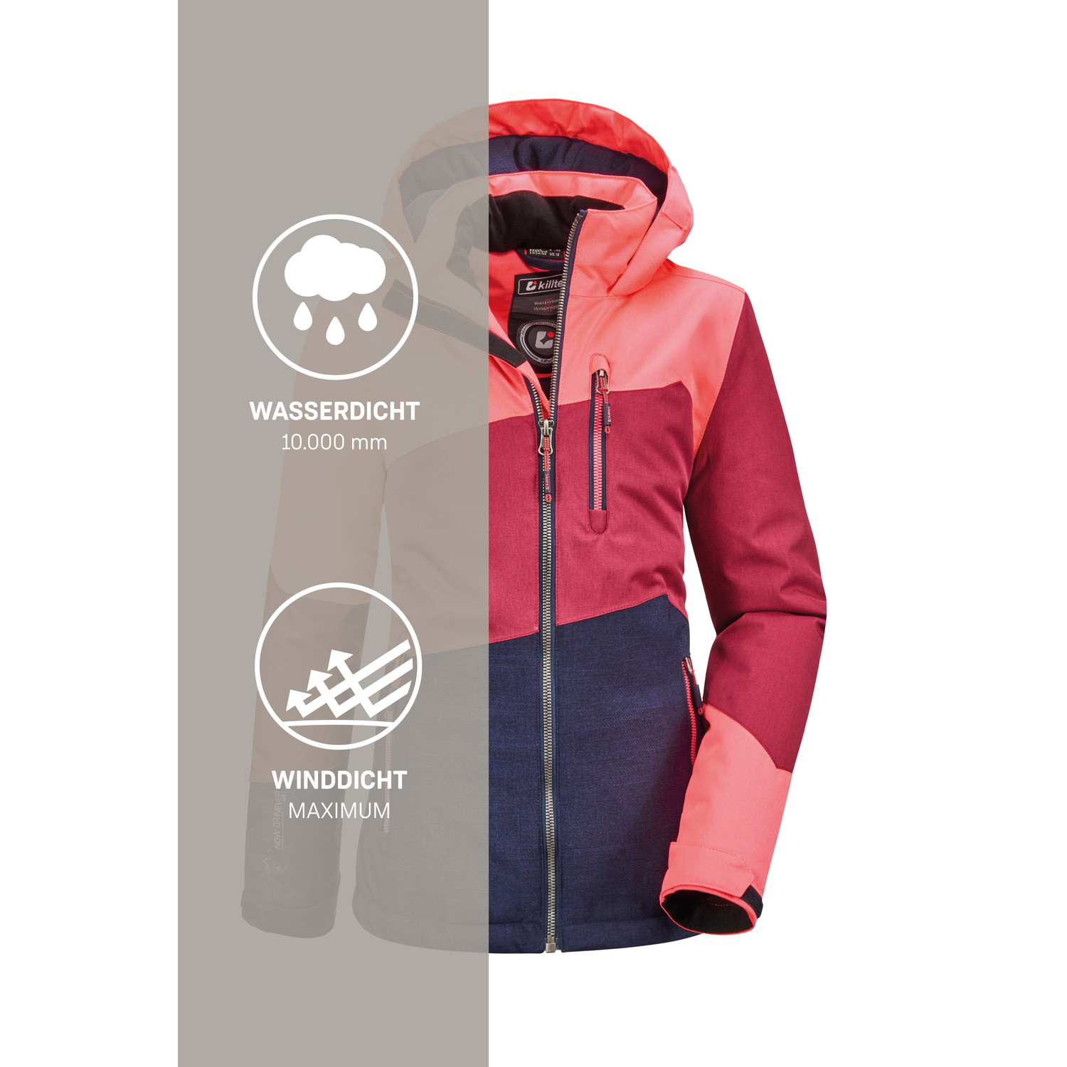 Mädchen killtec Beere Lynge GRLS JCKT B 00768 176 Funktionsjacke