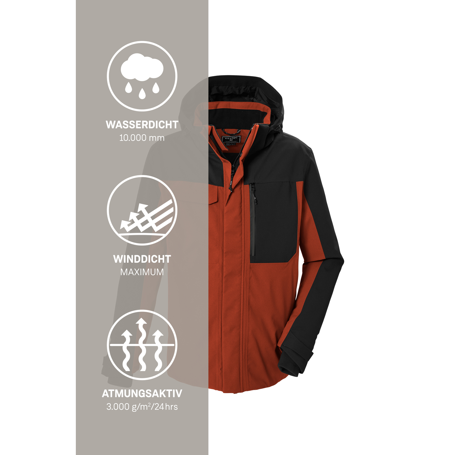 Herren killtec Rot