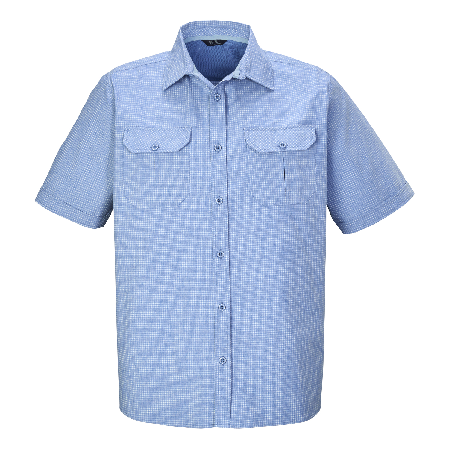 Herren killtec Blau KOS 47 MN WVN SHRT 00837 4XL Hemd