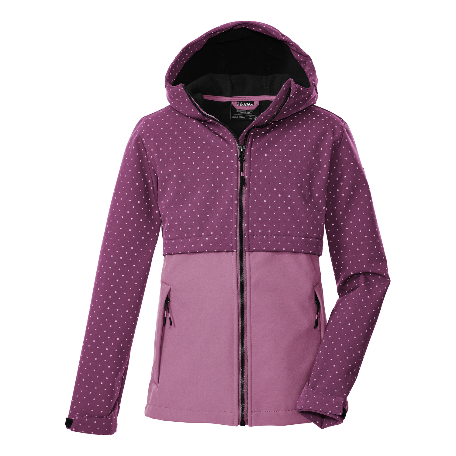 Giacca Softshell Killtec Per Ragazze, Impermeabile E Antivento, Con Cappuccio Regolabile - Fodera In Pile, Senza PFC, Colori Assortiti