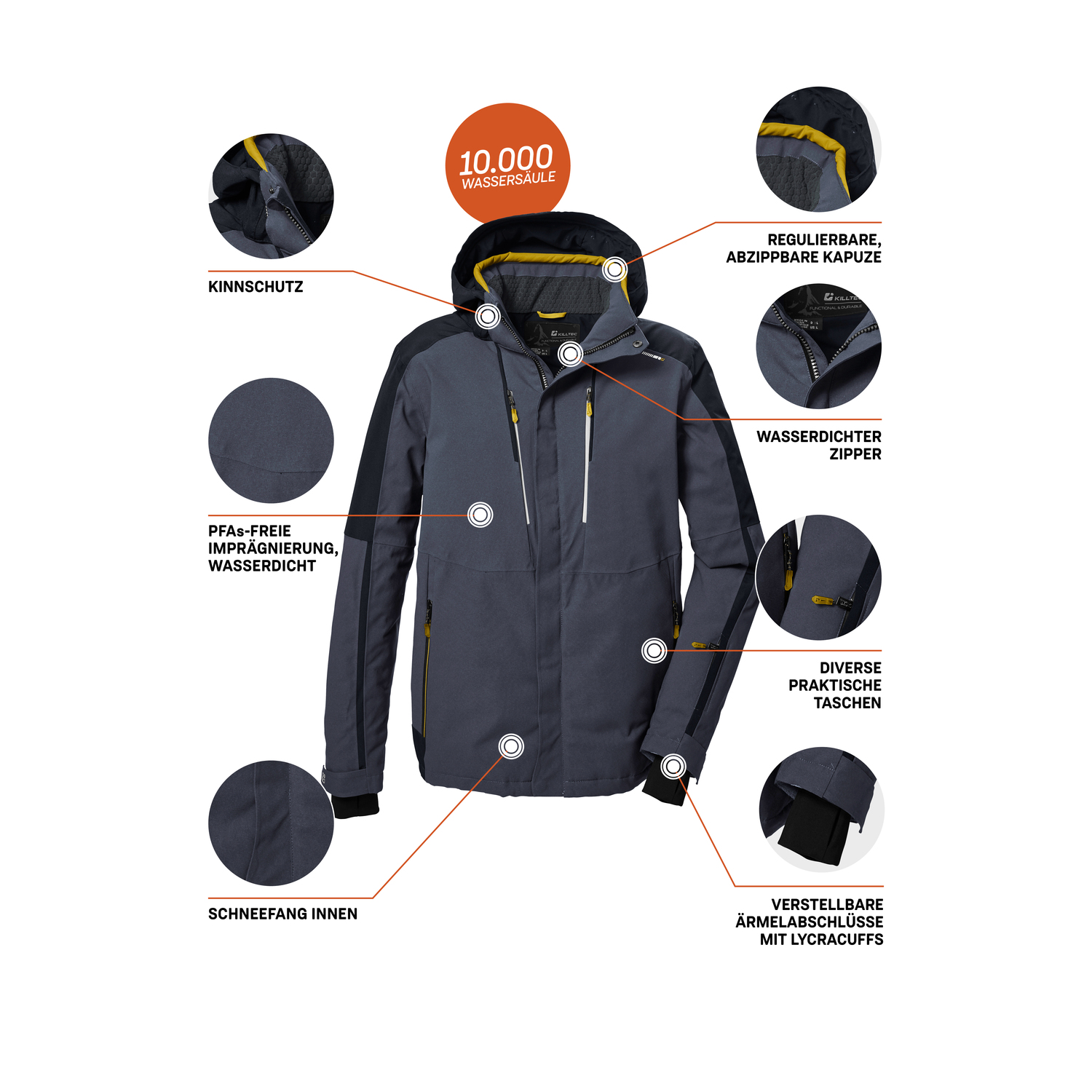 Herren killtec Marine