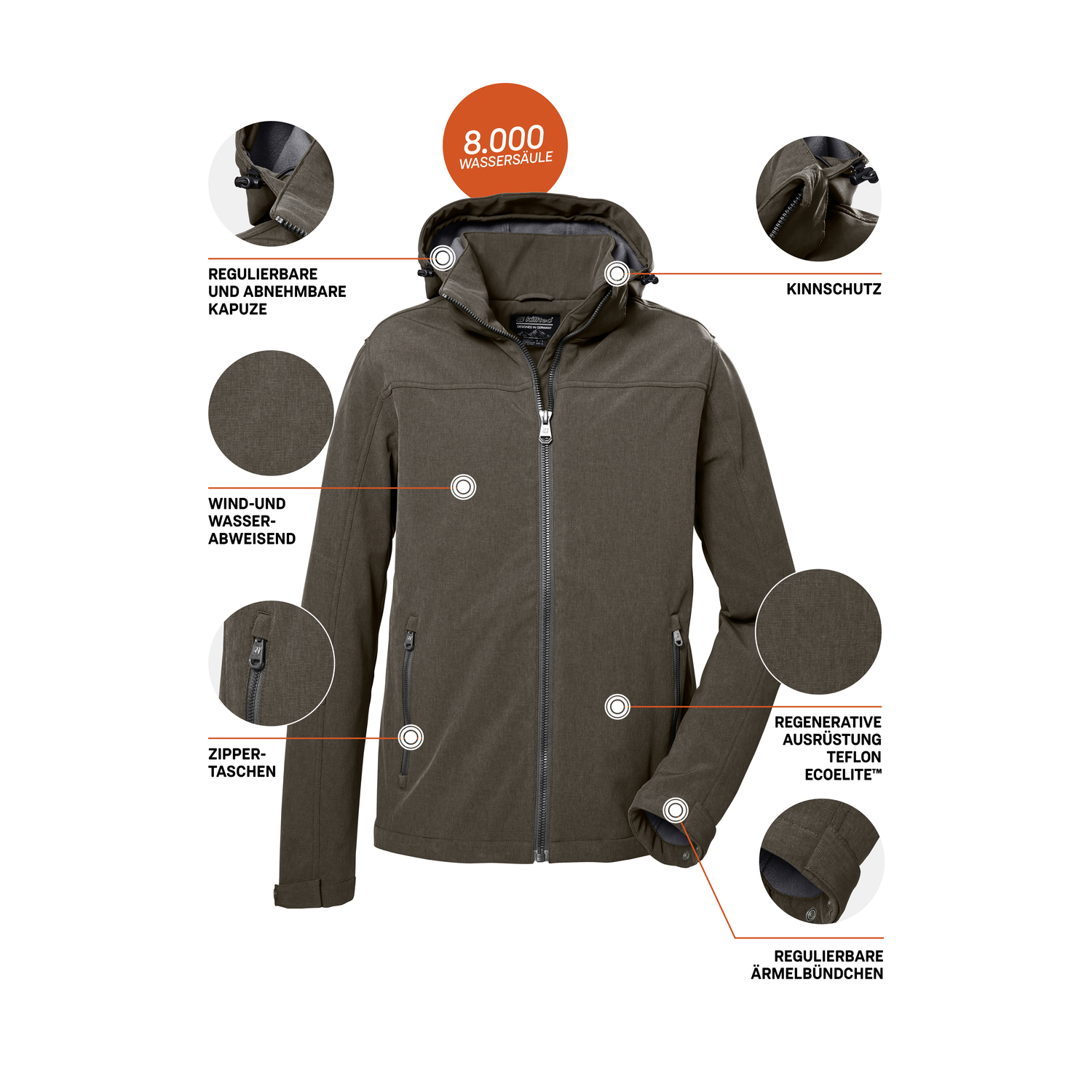 Herren killtec Grau