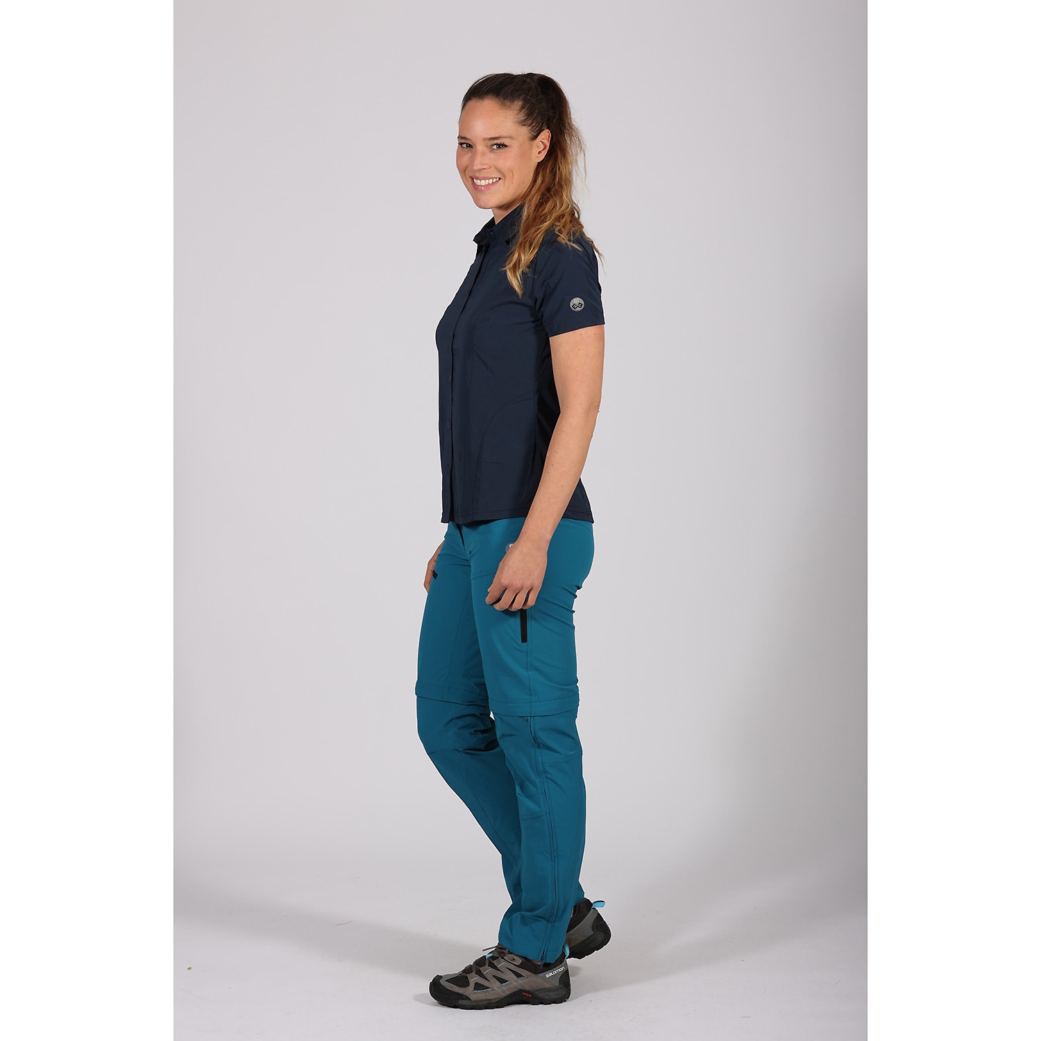 Damen Maul Sport Marine Madrisella - leichte Fleecewes 10 36 Weste