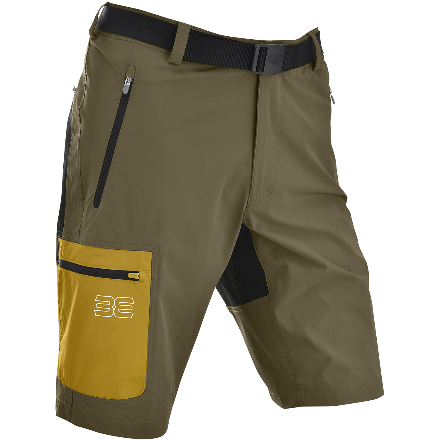 Herren Maul Sport Oliv Doldenhorn XT - Bermuda-elasti 5043 46 Bermuda