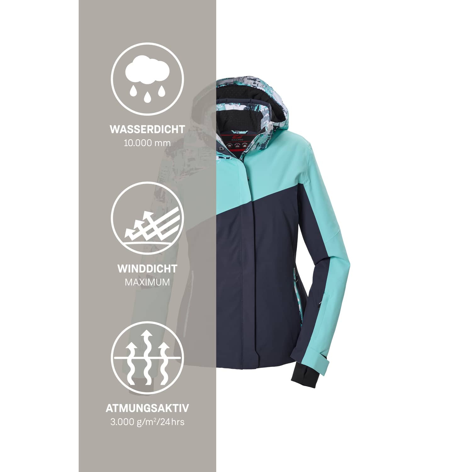 Damen killtec Hellblau