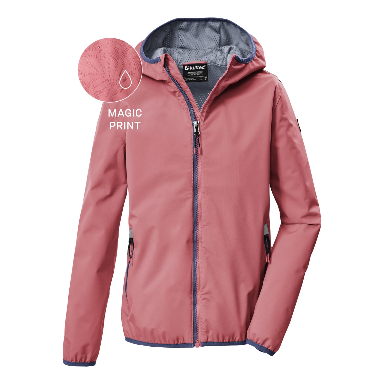 Kinder killtec Pink KOS 156 GRLS JCKT Funktionsjacke