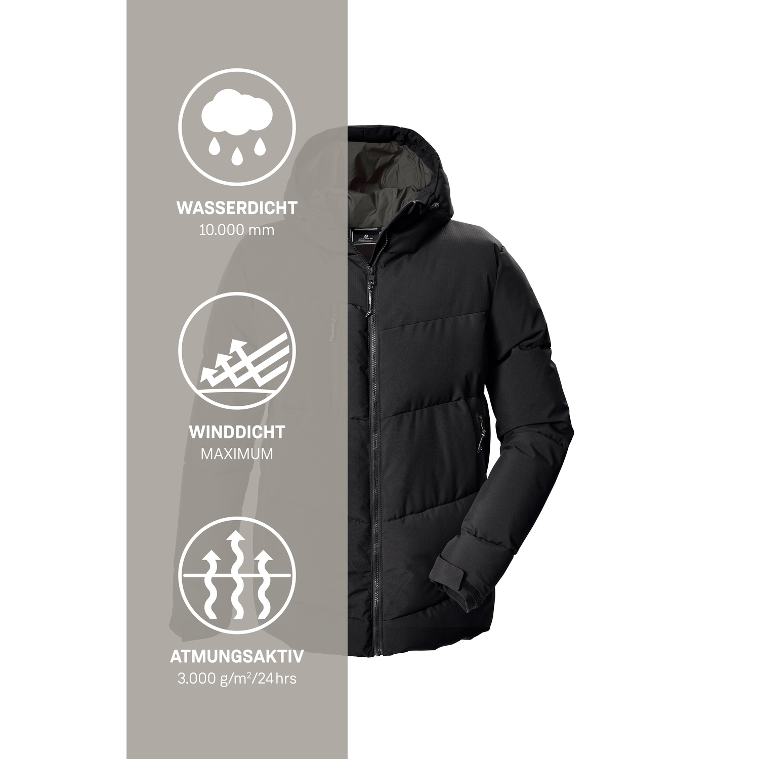 Herren killtec Schwarz