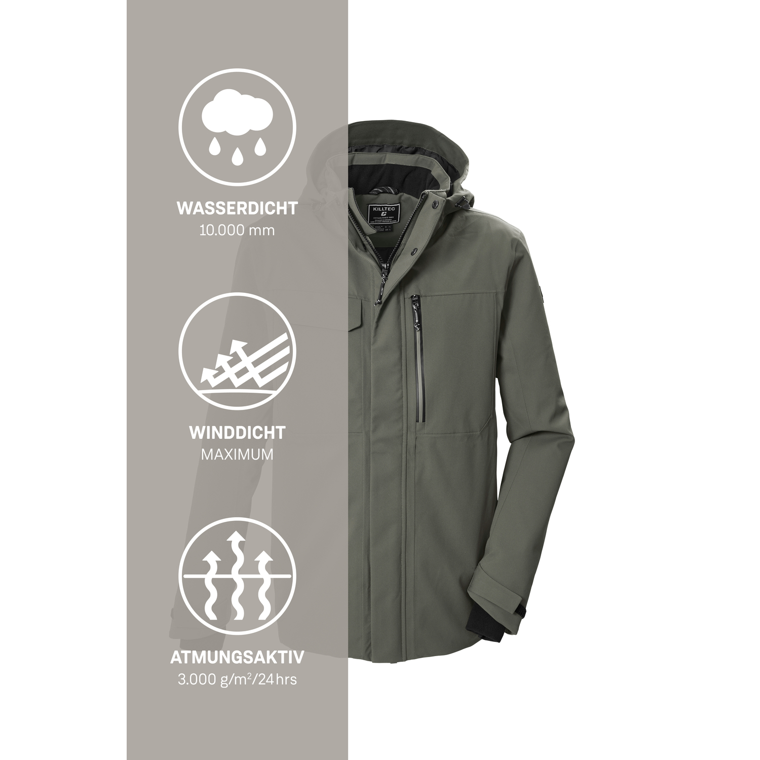 Herren killtec Oliv