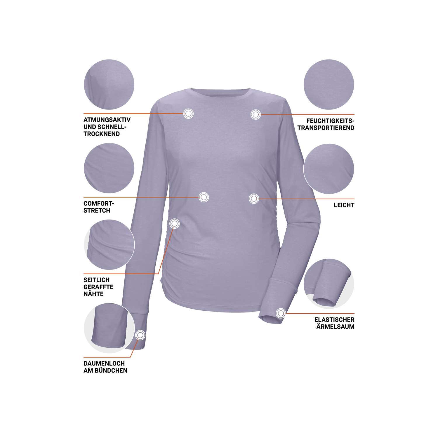 Damen killtec Violett